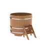 Купель BentWood круглая из дуба (D=1,17 м.), h=1 м. Натуральная Премиум Вы можете найти у нас на сайте фото - 1 BentWood круглая из дуба (D=1,17 м.), h=1 м. Натуральная Премиум купель фото фото - 1