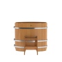 Купель BentWood овальная из лиственницы (0,59х1,06 м.), h=1 м. Натуральная Премиум для сауны фото - 4 BentWood овальная из лиственницы (0,59х1,06 м.), h=1 м. Натуральная Премиум купель фото фото - 4