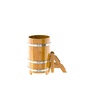 Купель BentWood овальная из лиственницы (0,69х1,31 м.), h=1 м. Натуральная Рустик для купания фото - 3 BentWood овальная из лиственницы (0,69х1,31 м.), h=1 м. Натуральная Рустик купель фото фото - 3